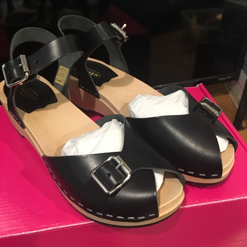 Swedish Hasbeens Pia Debutant Black 37